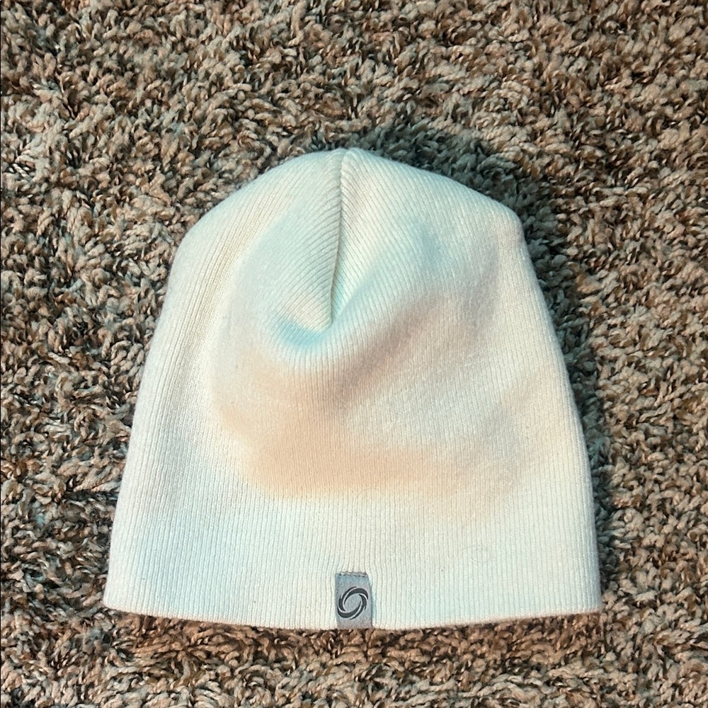 Chaco White Kids Beanie